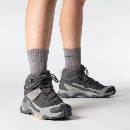 Ботинки X ULTRA 5 MID GTX W (RU 37 UK 5 USw 6.5 СМ 23; nine iron/gull/soft clay)